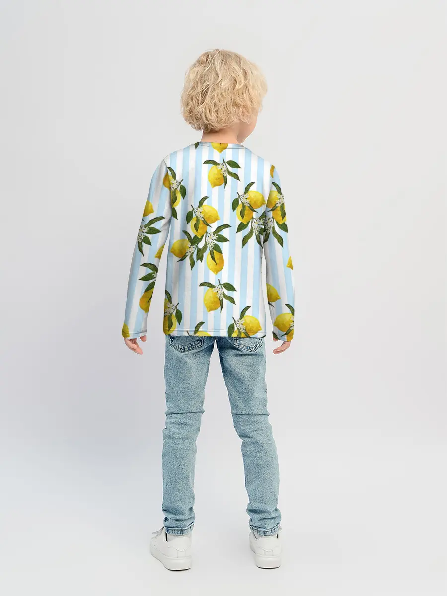 Детский лонгслив / Лимоны