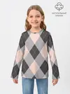 Детский лонгслив / Шотландка | Tartan