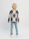 Детский лонгслив / Шотландка | Tartan