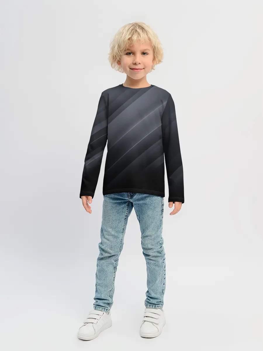 Детский лонгслив / GRAY WAVES