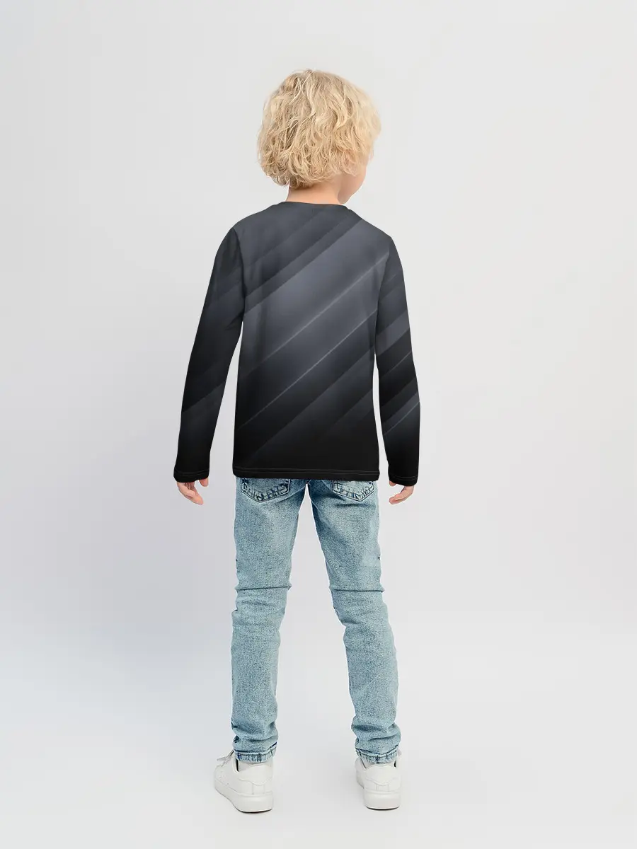 Детский лонгслив / GRAY WAVES