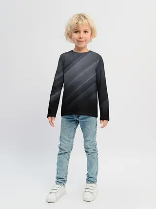 Детский лонгслив / GRAY WAVES