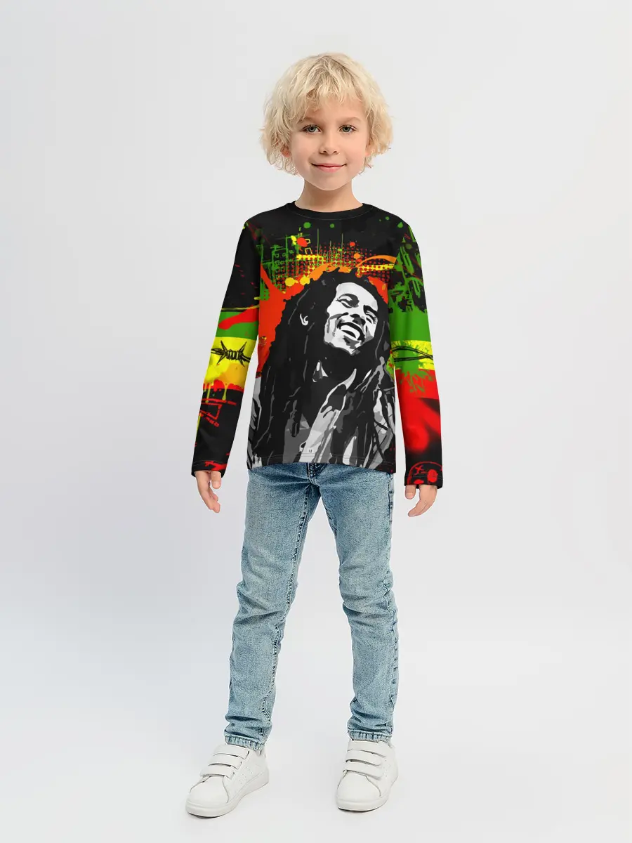 Детский лонгслив / Боб Марли