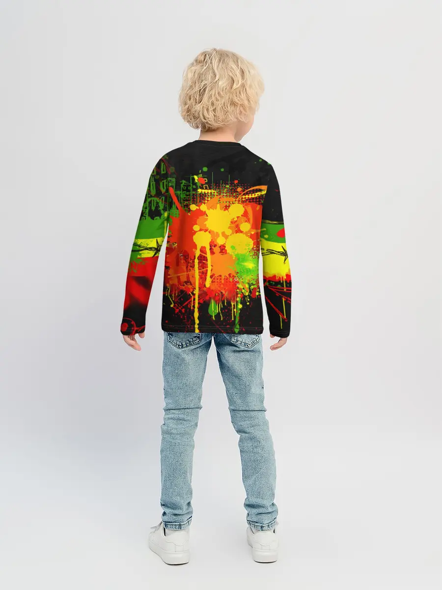 Детский лонгслив / Боб Марли