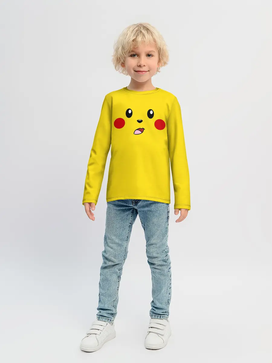 Детский лонгслив / ПИКАЧУ
