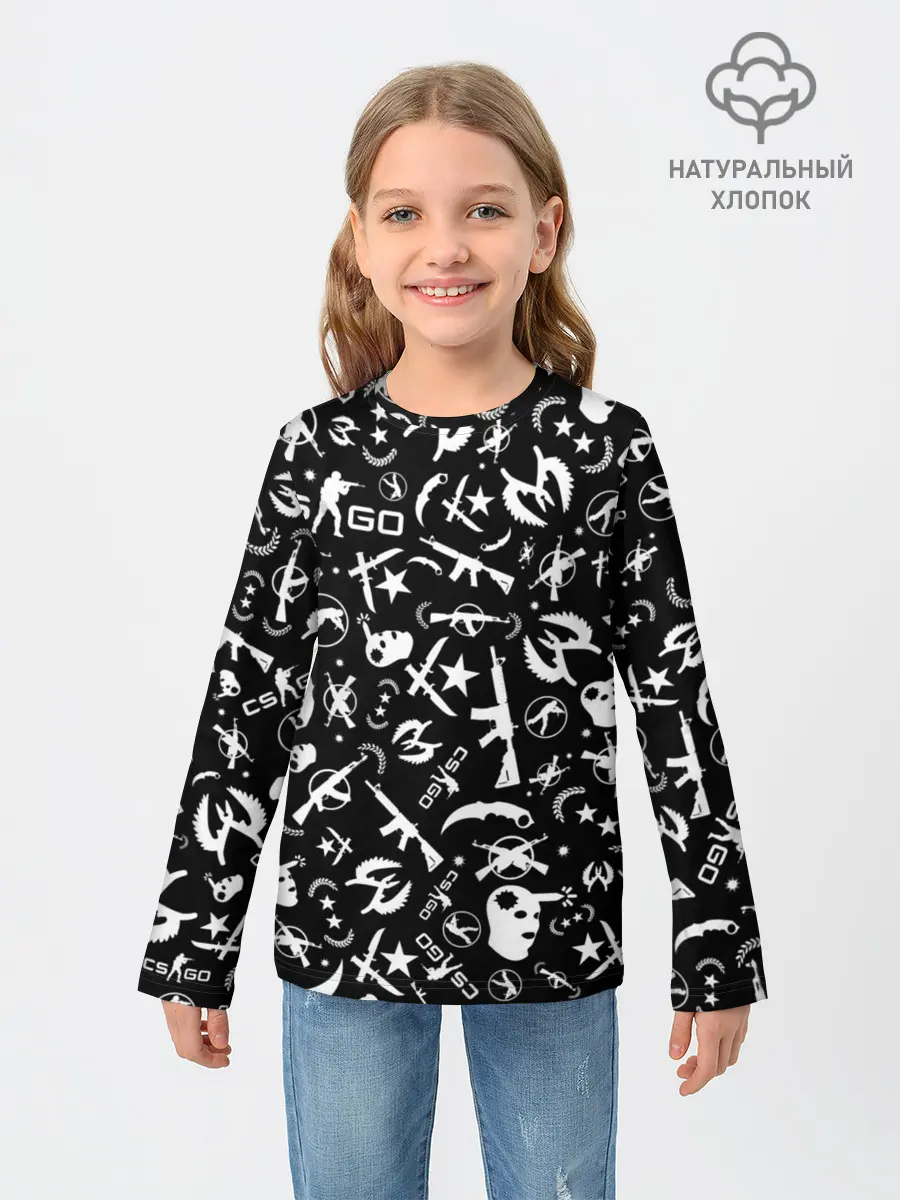 Детский лонгслив / CS GO