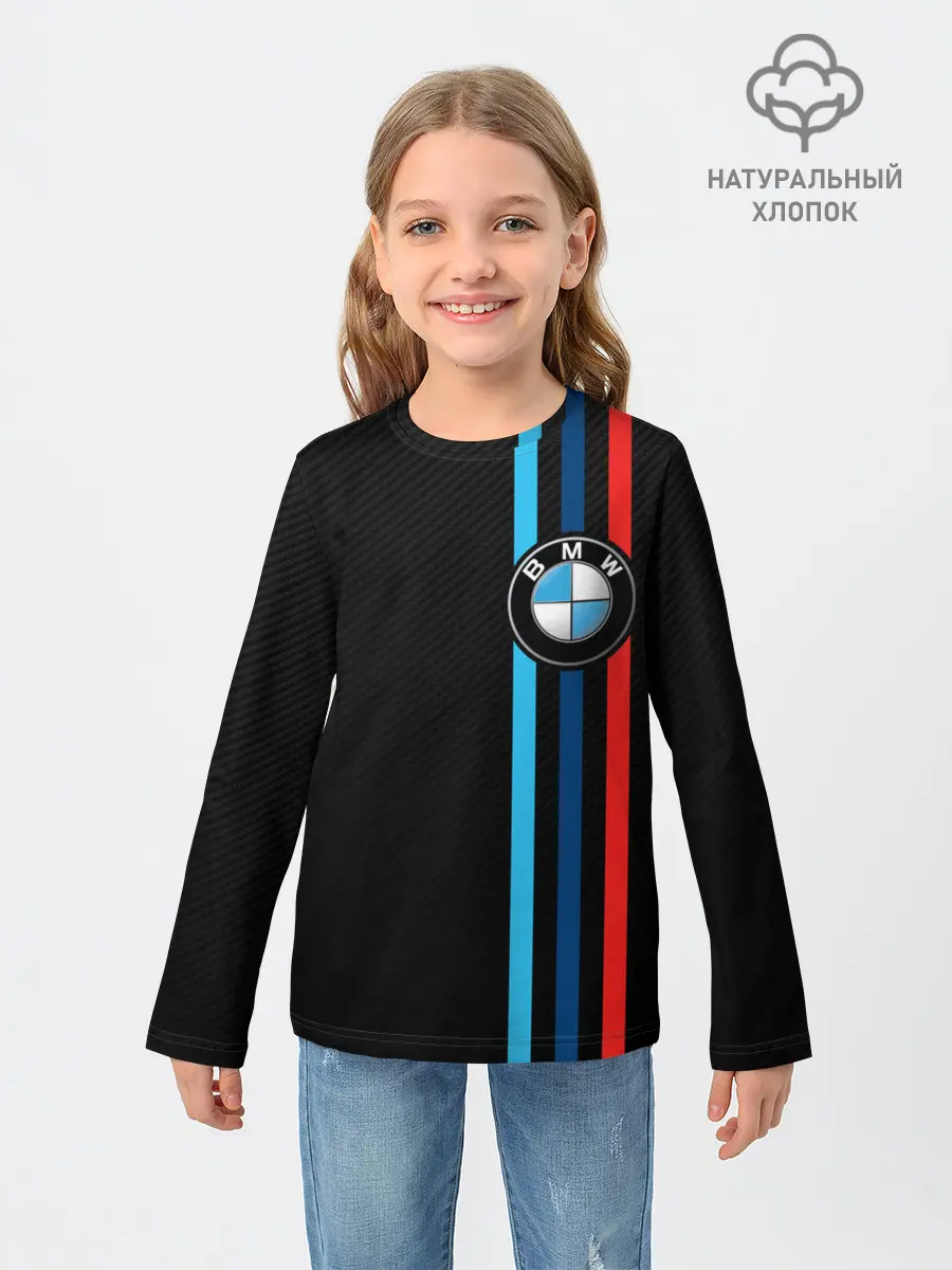 Детский лонгслив / BMW M SPORT CARBON