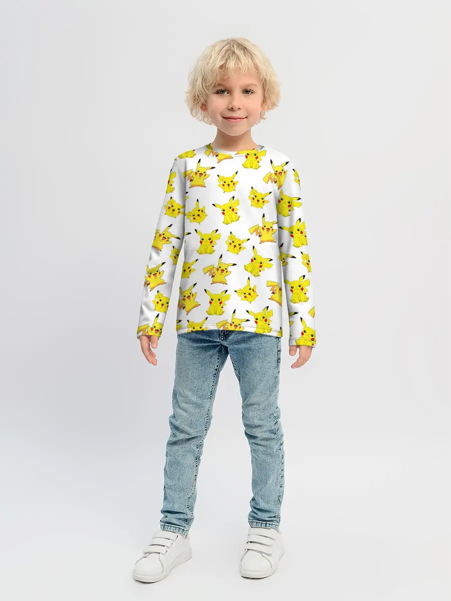 Детский лонгслив / ПИКАЧУ