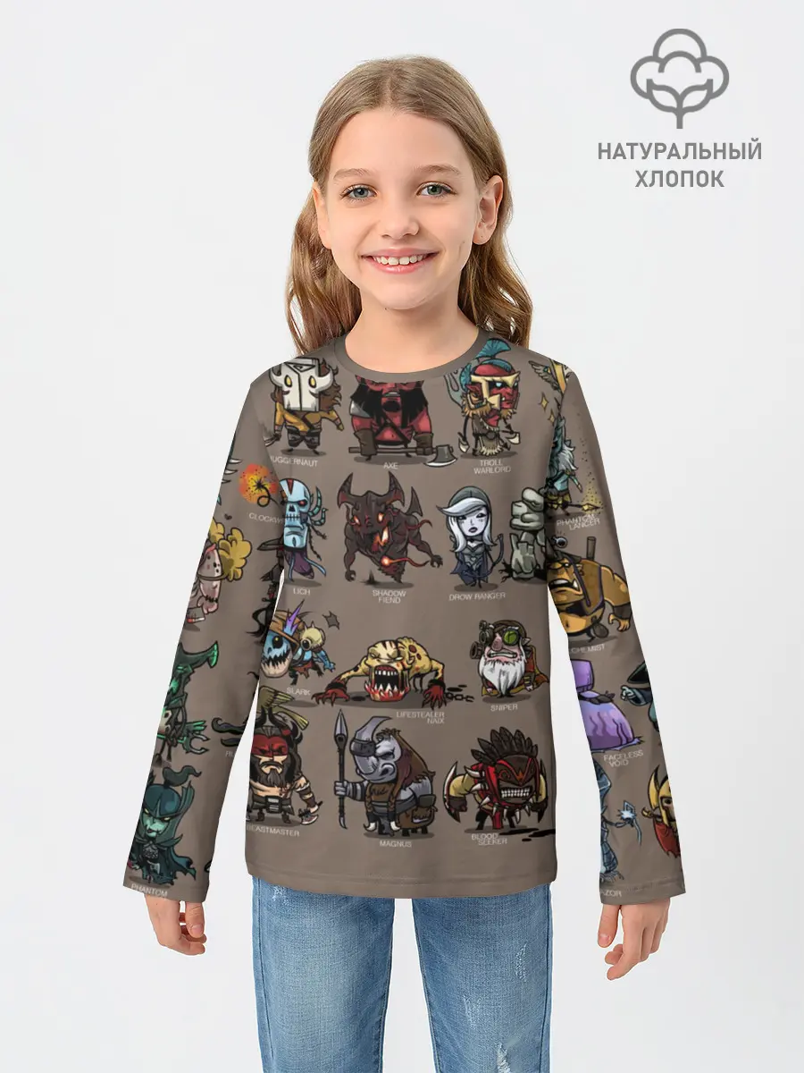 Детский лонгслив / Коры Доты 2