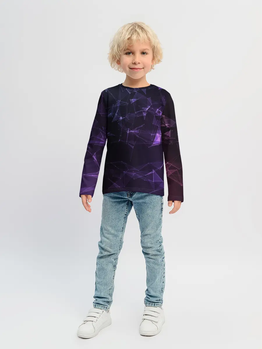 Детский лонгслив / Абстракция