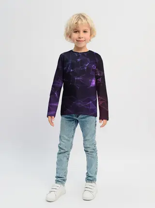 Детский лонгслив / Абстракция