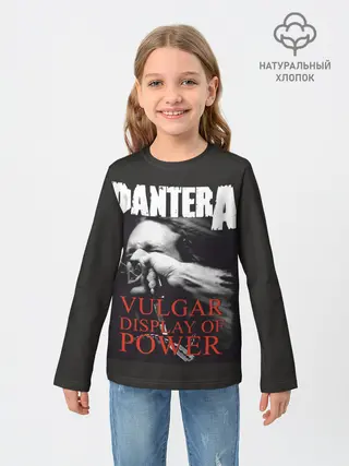 Детский лонгслив / PANTERA VULGAR OF POWER