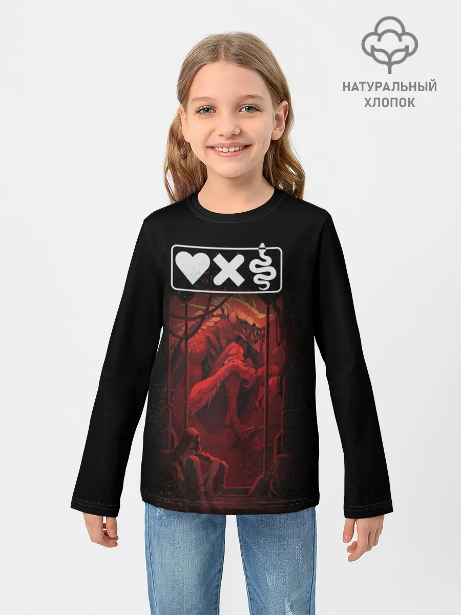 Детский лонгслив / Love Death and Robots