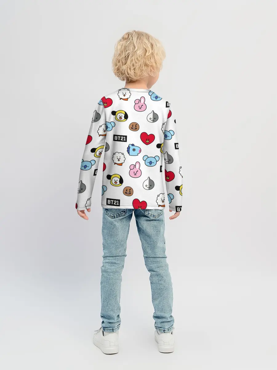 Детский лонгслив / BTS | БТС | BANGTAN BOYS | BT21