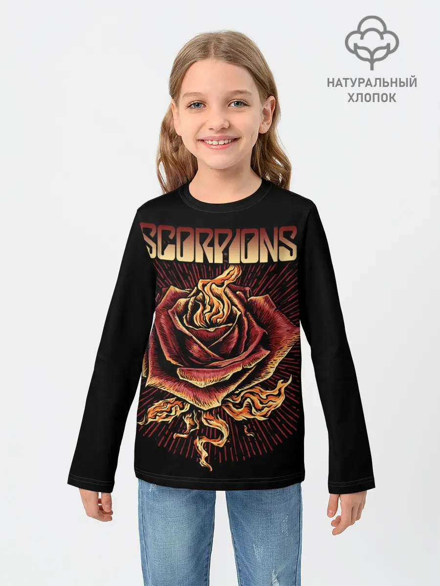 Детский лонгслив / Scorpions