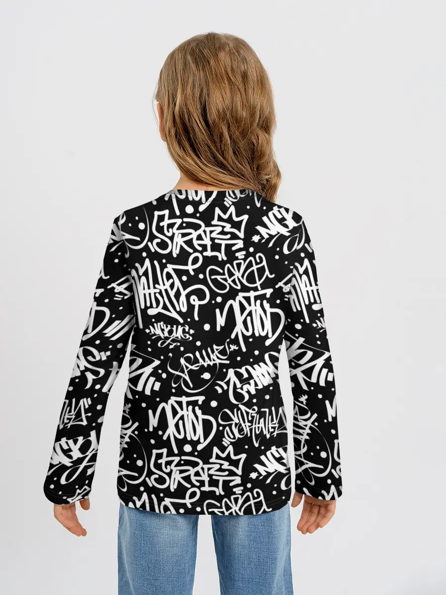 Детский лонгслив / GRAFFITI