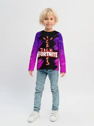 Детский лонгслив / FORTNITE X TRAVIS SCOTT