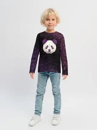 Детский лонгслив / Панда