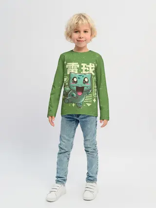 Детский лонгслив / Bulbasaur