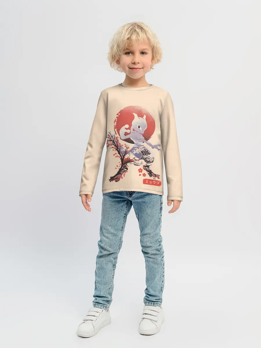 Детский лонгслив / Mewtwo