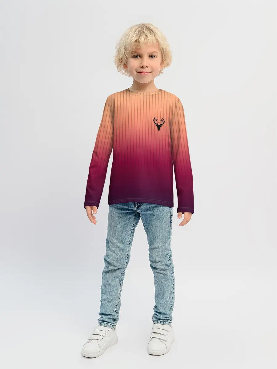 Детский лонгслив / The Gradient Of Deer
