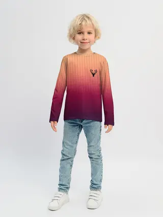 Детский лонгслив / The Gradient Of Deer