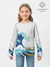 Детский лонгслив / Japanese wave