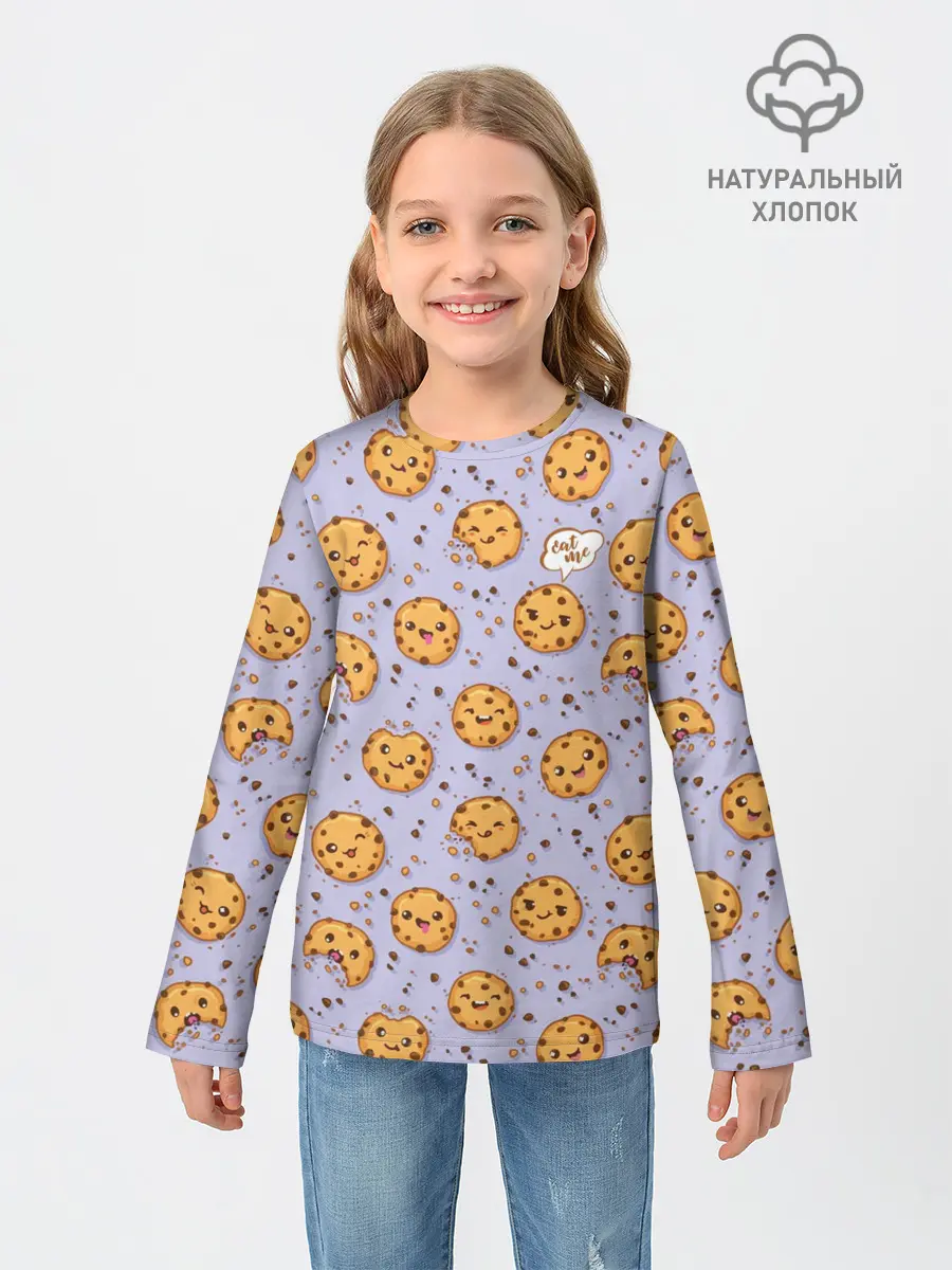Детский лонгслив / Eat me