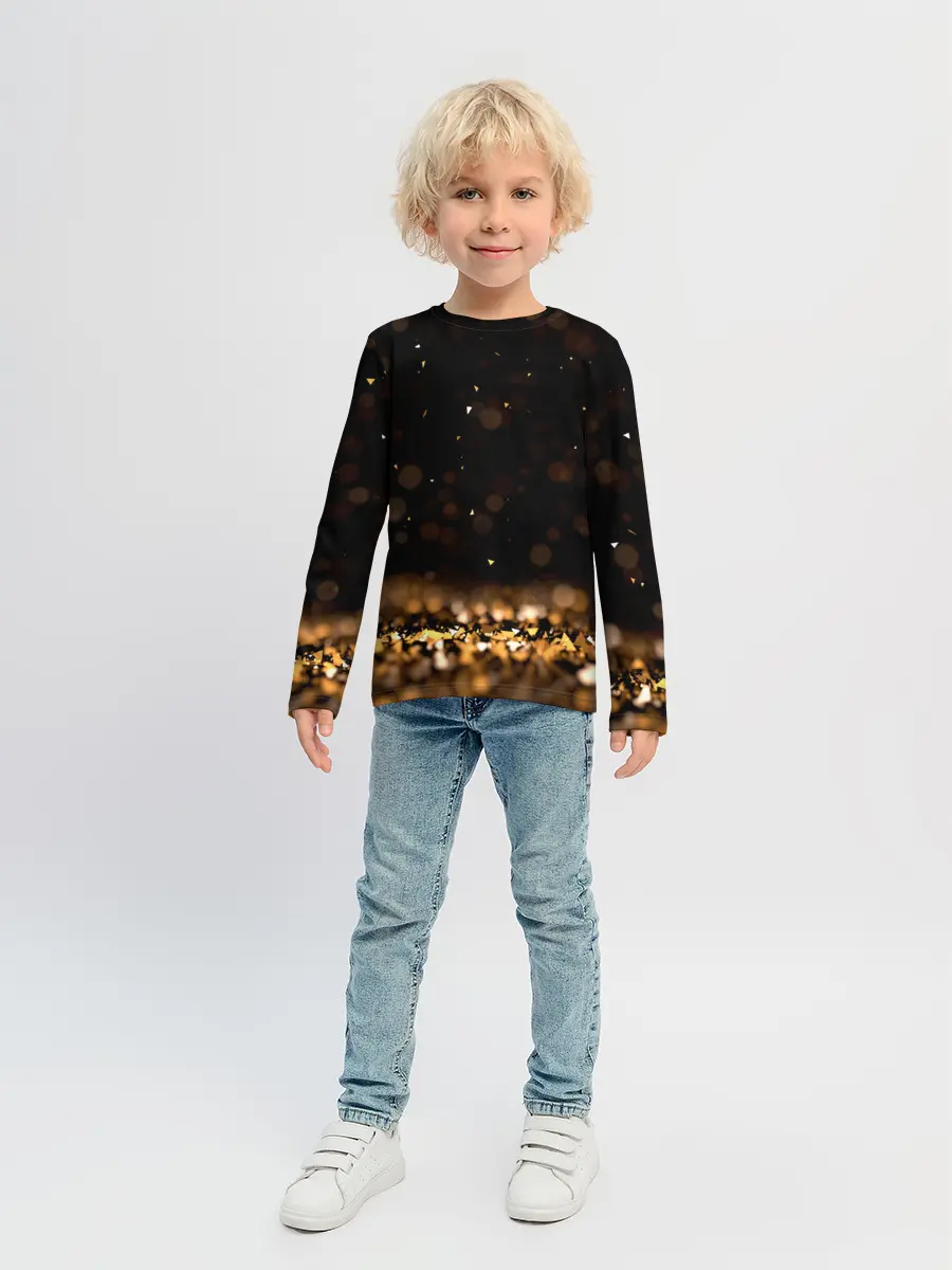Детский лонгслив / Золото