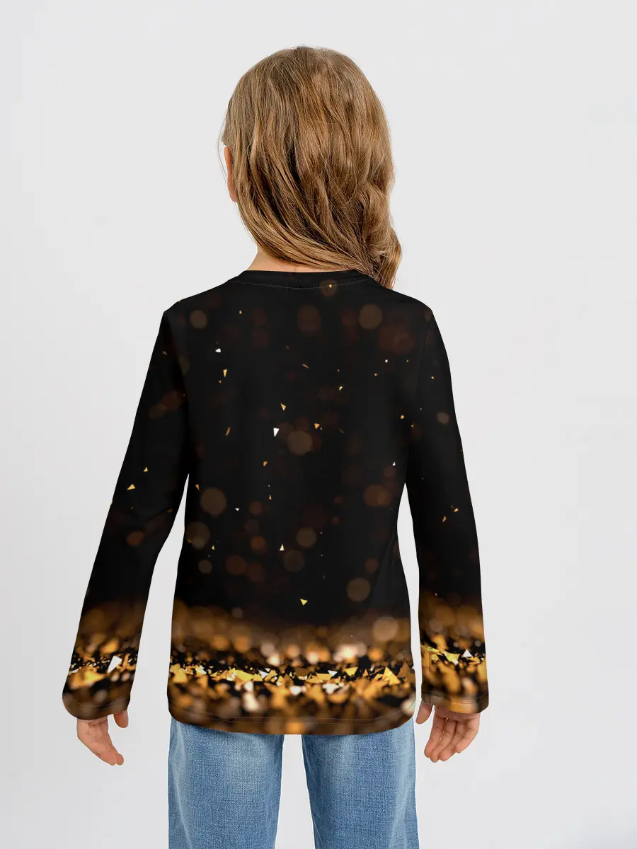 Детский лонгслив / Золото