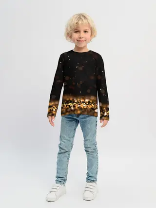 Детский лонгслив / Золото