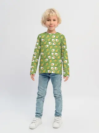 Детский лонгслив / Avocado and Eggs