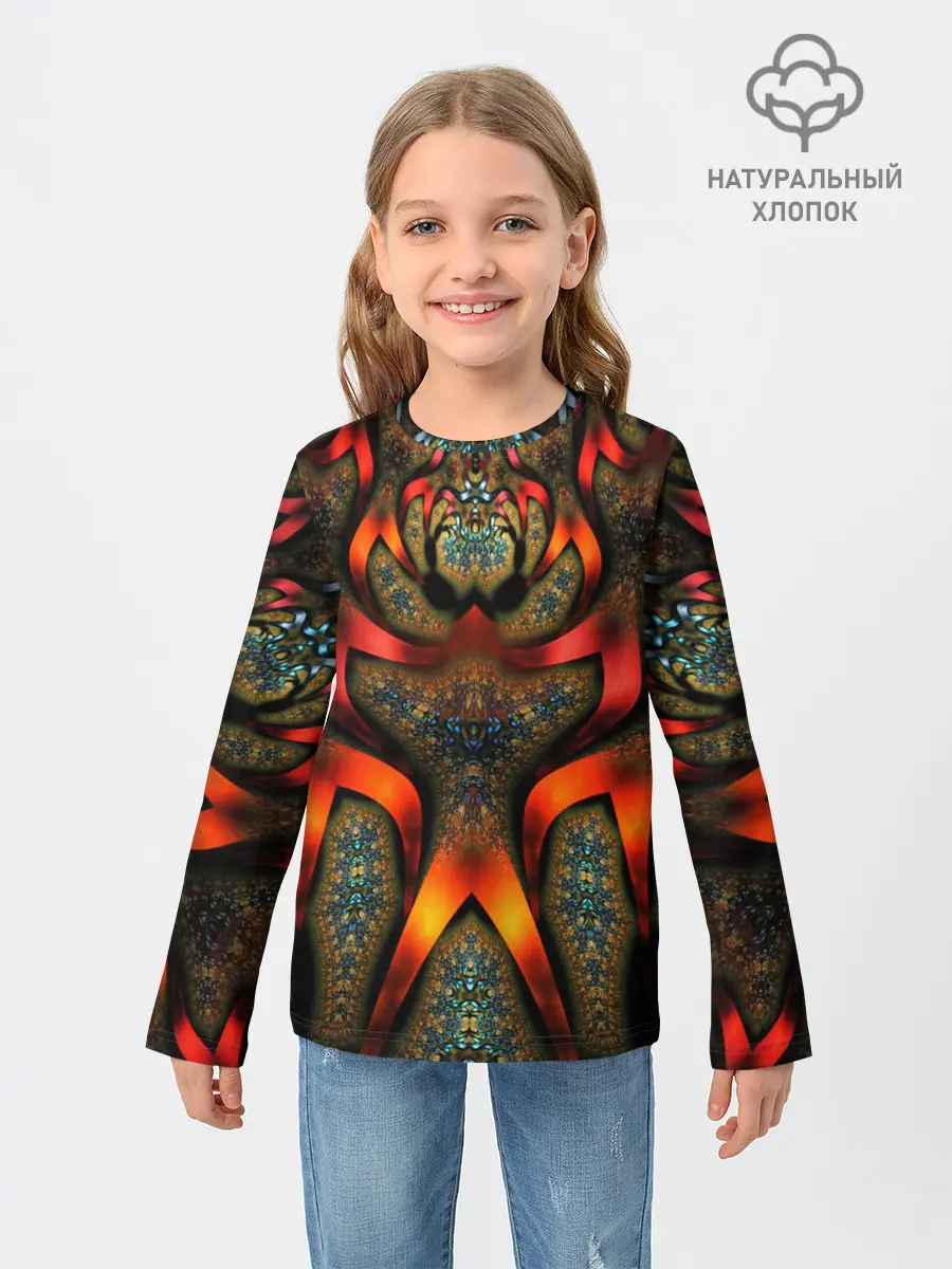 Детский лонгслив / ДИКИЙ УЗОР