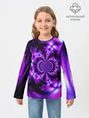 Детский лонгслив / НЕОНОВЫЙ ФРАКТАЛ