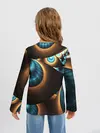 Детский лонгслив / 3D FRACTAL