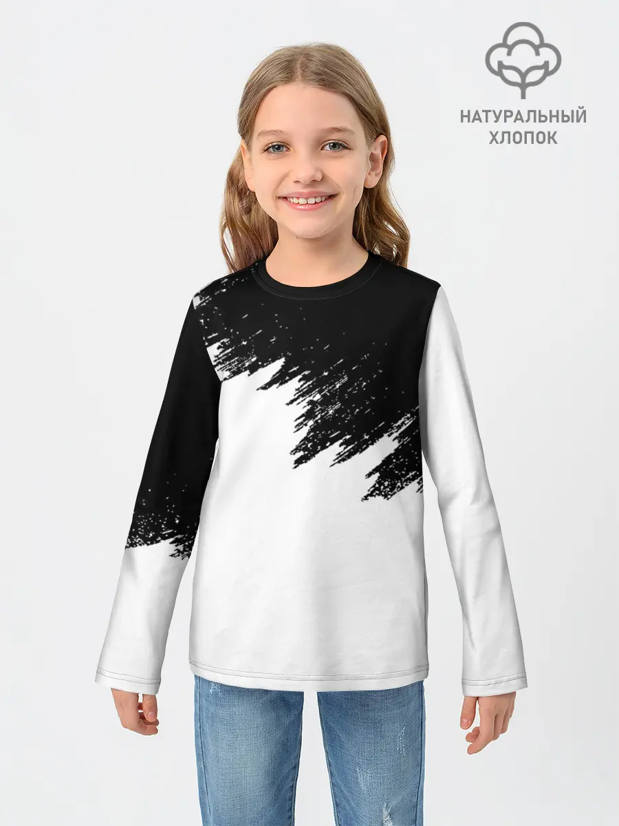 Детский лонгслив / КРАСКА И НИЧЕГО ЛИШНЕГО!