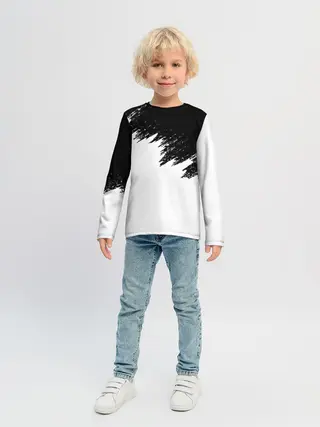 Детский лонгслив / КРАСКА И НИЧЕГО ЛИШНЕГО!