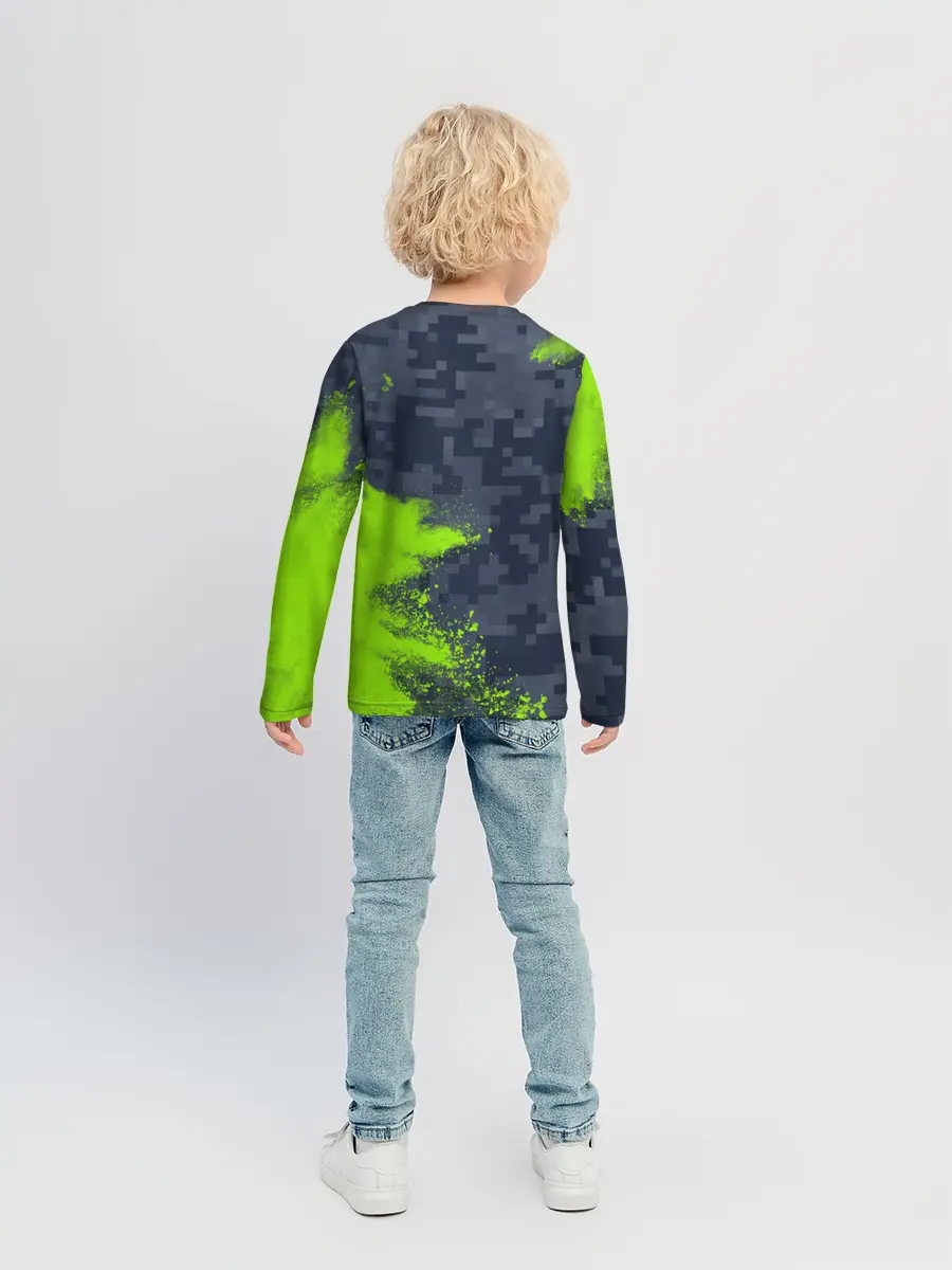 Детский лонгслив / MINECRAFT / МАЙНКРАФТ