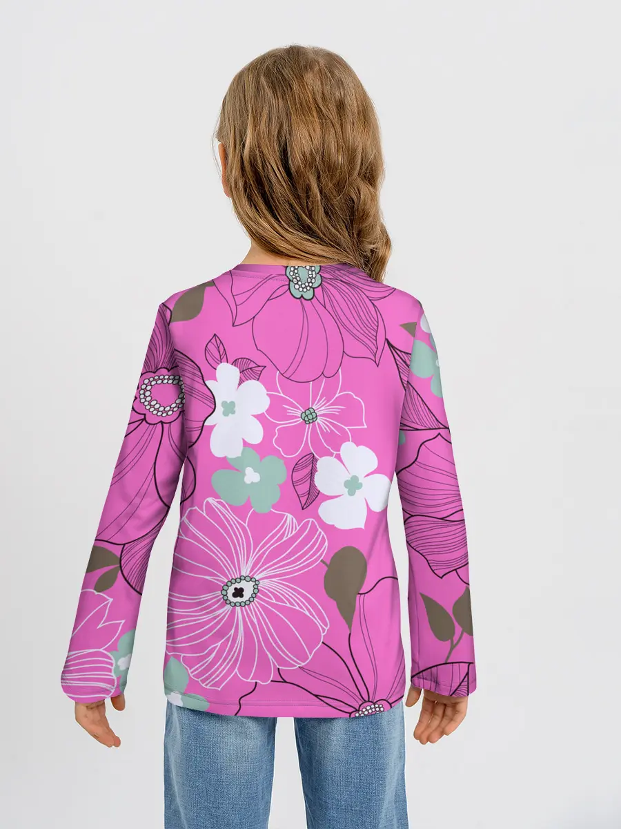 Детский лонгслив / Аниме Цветочная Тян