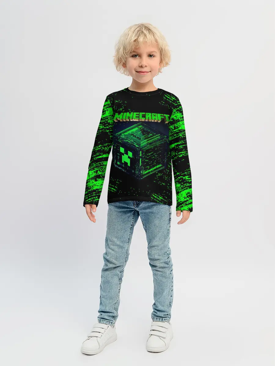 Детский лонгслив / MINECRAFT