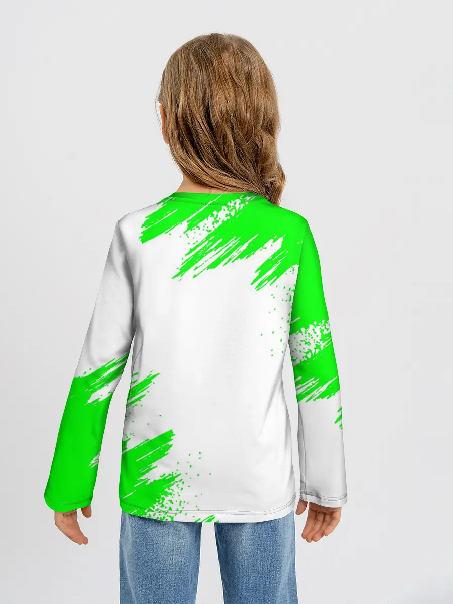 Детский лонгслив / MINECRAFT CREEPER