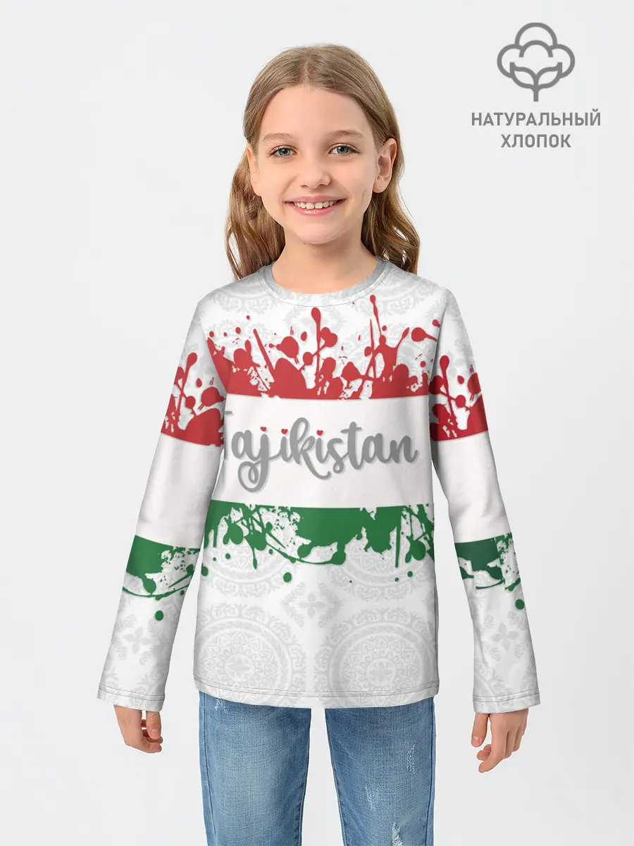 Детский лонгслив / Таджикистан
