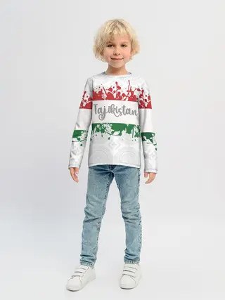 Детский лонгслив / Таджикистан