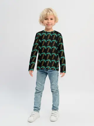 Детский лонгслив / Майнкрафт кирка