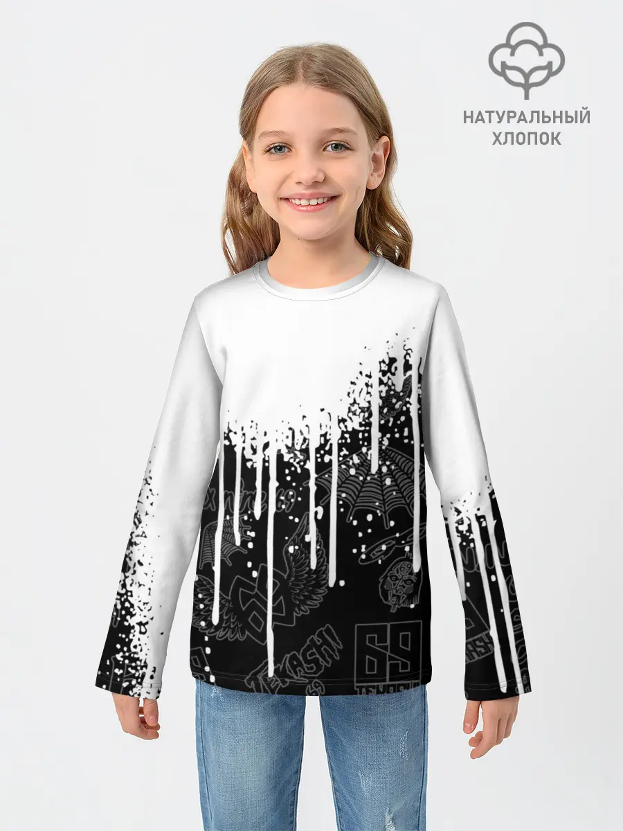 Детский лонгслив / 6ix9ine.