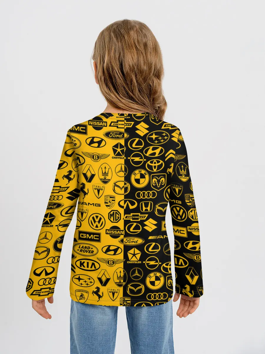 Детский лонгслив / ЛОГОТИПЫ АВТО