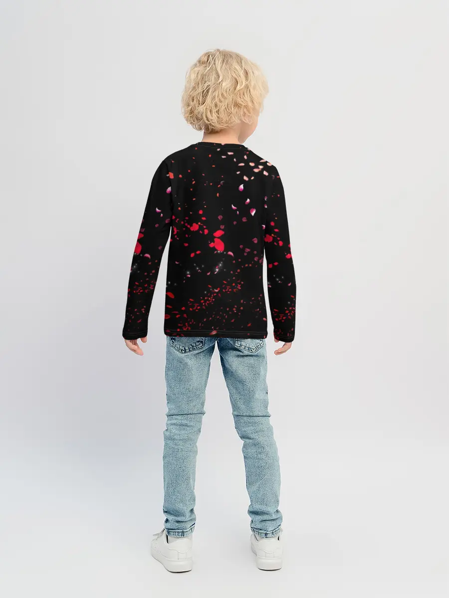 Детский лонгслив / Лепестки | Casual