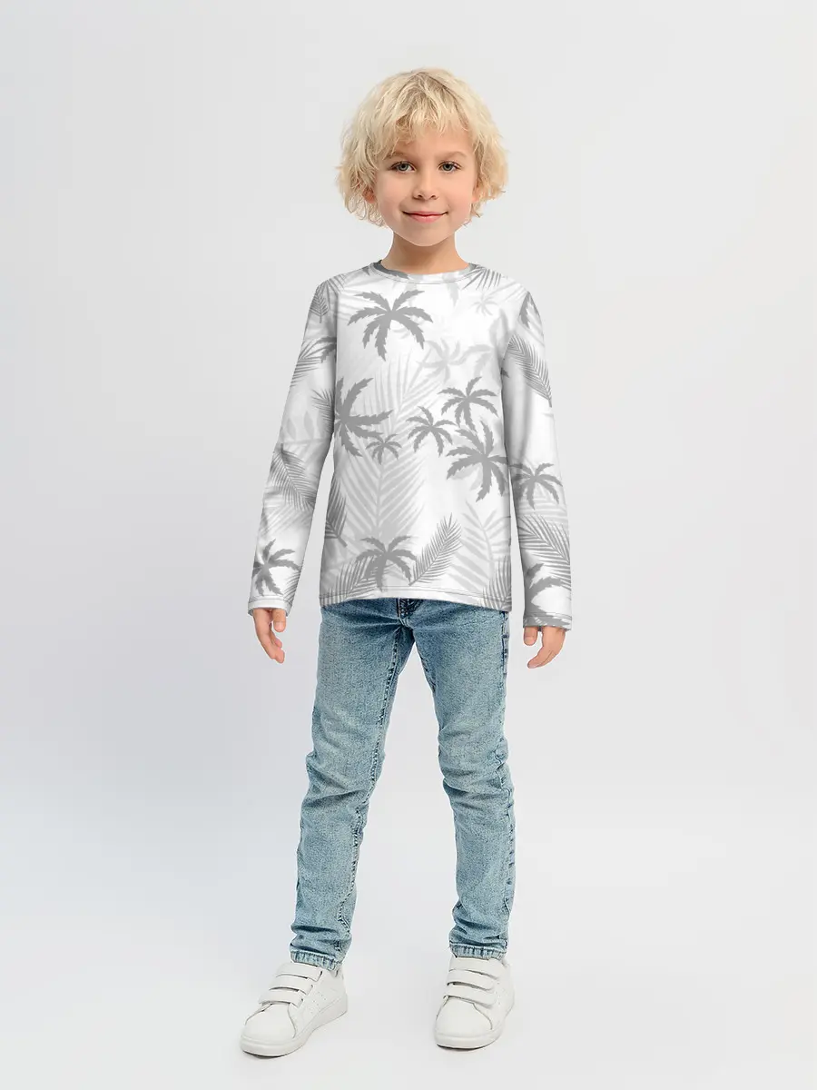 Детский лонгслив / ПАЛЬМЫ | ЛЕТО | TROPICAL