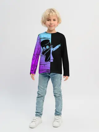 Детский лонгслив / FORTNITE MARSHMELLO.