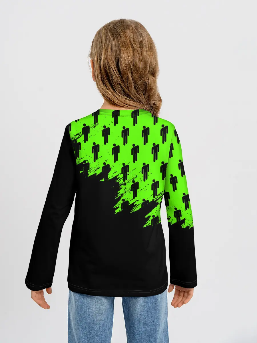 Детский лонгслив / BILLIE EILISH / БИЛЛИ АЙЛИШ